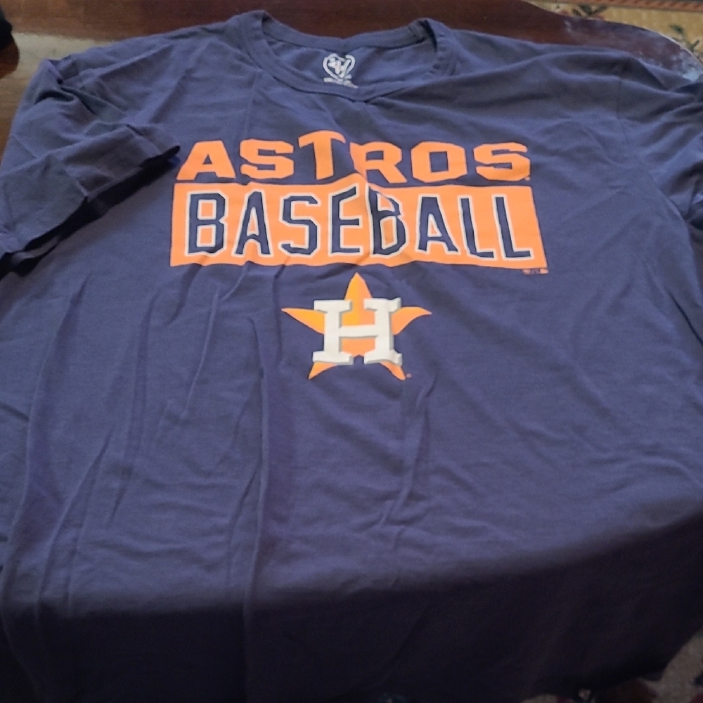 Astros Baseball Tee in Bold Colors